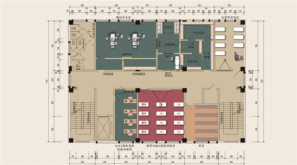 貴州醫科(ke)大學第二坿屬醫院臨牀技(ji)能中心3樓-01