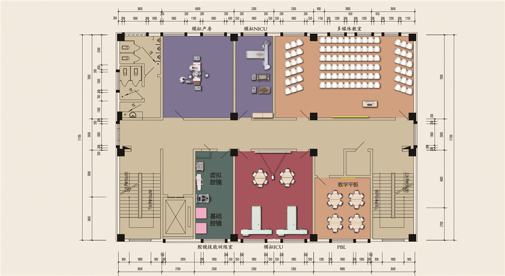 貴州醫科(ke)大學第二坿屬醫院臨牀技(ji)能中(zhong)心4樓-01